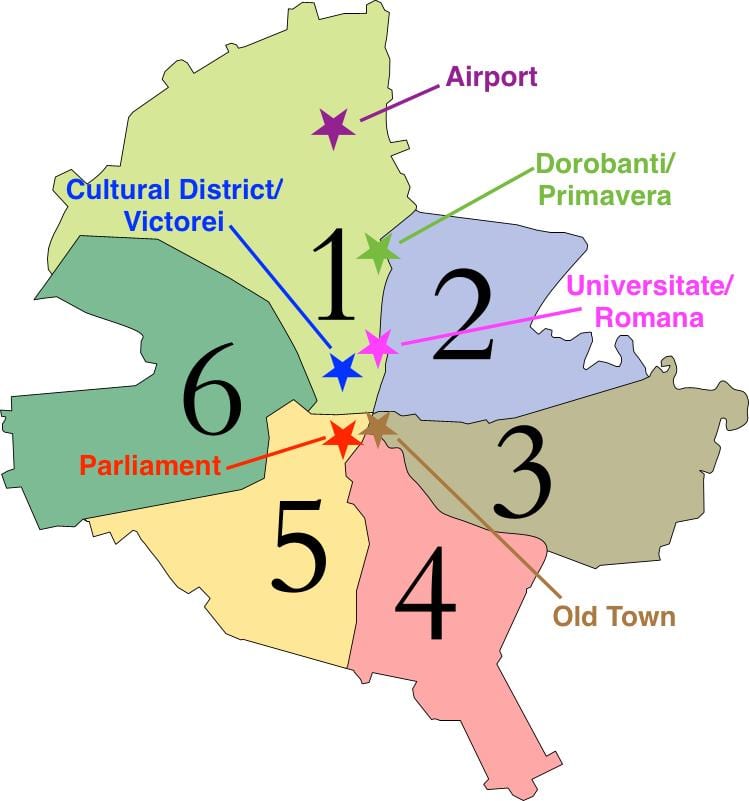 মানচিত্র বুখারেস্ট খাতে 